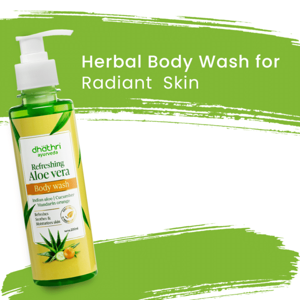 Aloe vera body wash for radient skin