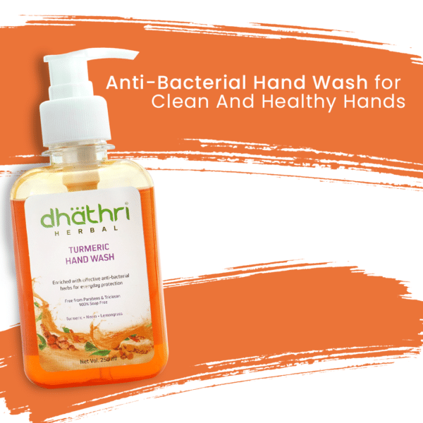 Anti bacterial turmeric hand wash
