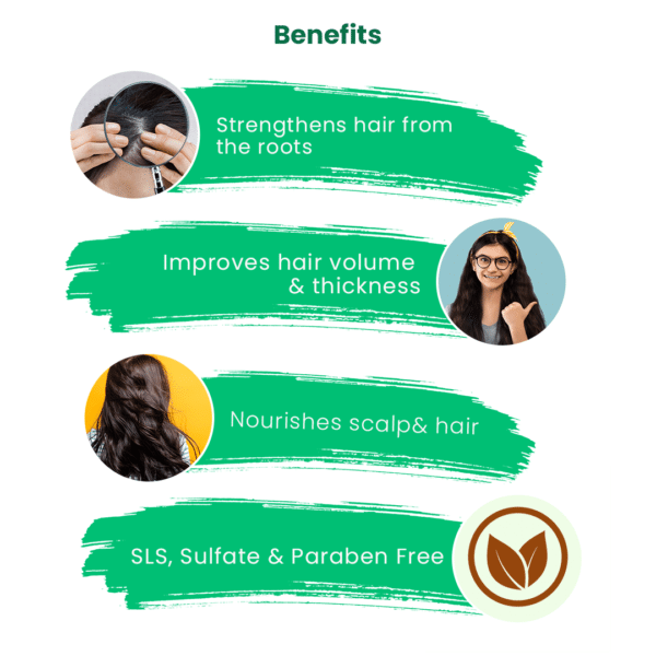 Benefits of volume & thickness herbal shampoo