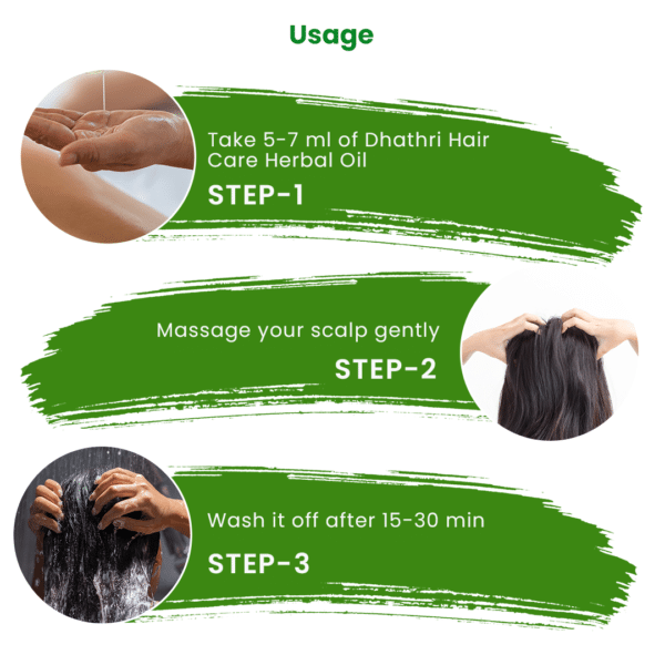 hair care herbal oil usage
