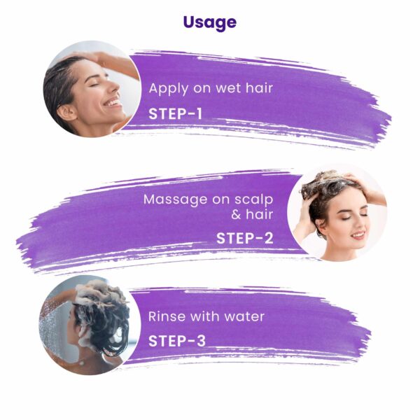 anti hairfall shampoo usage