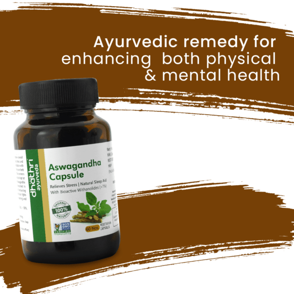Aswagandha capsule for stress relief