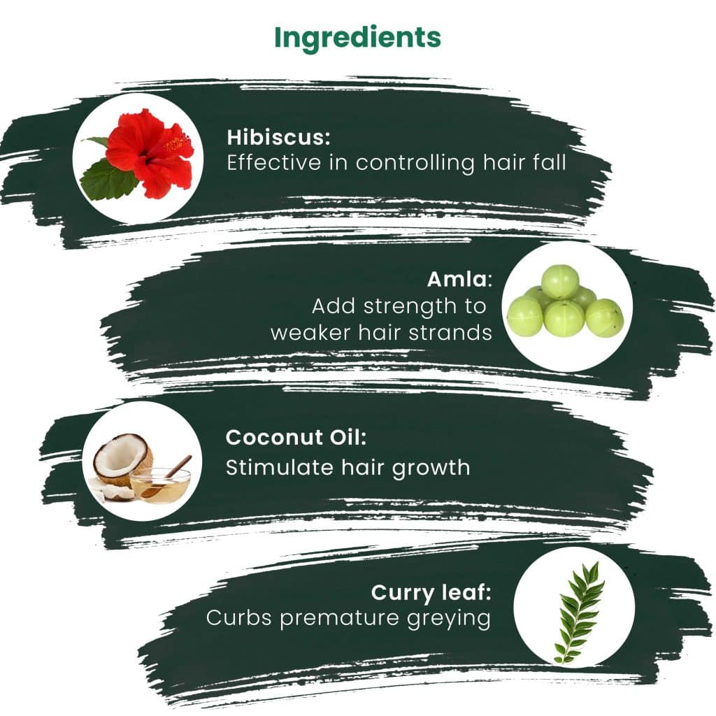 Buy Dhathri Hair Care Plus Herbal Oil For Hair Fall Treatment