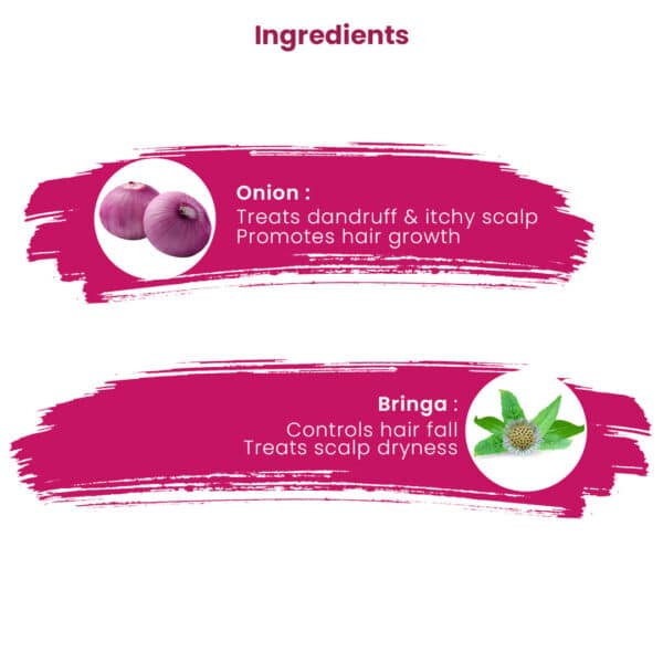 onion shampoo ingredients