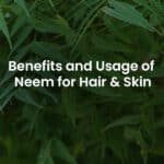 Benefits and usage of Neem for Hair & Skin